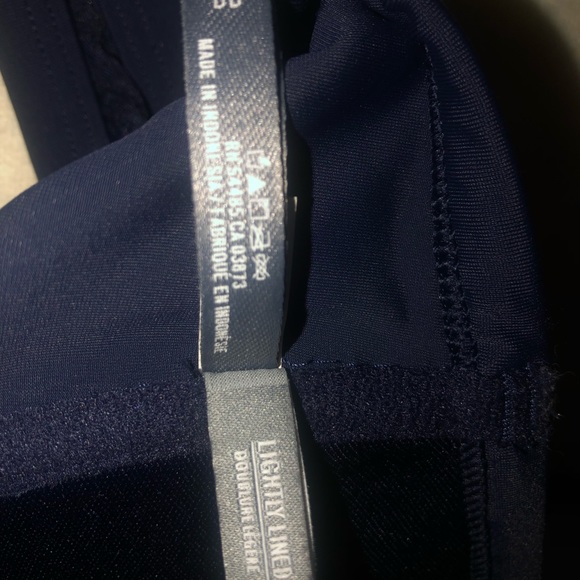 Aerie bikini navy top & string bottom - Picture 3 of 6